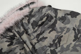 Nova Camo Fur Belt Pants 233413994