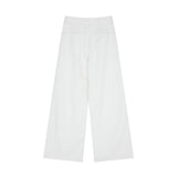ワイドデニムパンツ White