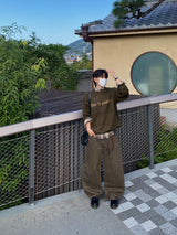 サンド ヴィンテージ チェックシャツ 6C
