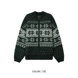 [F/W] スノーノルディックニットジップアップ(3color)