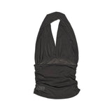 Mesh halter top