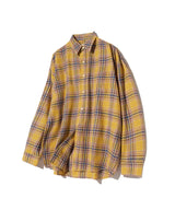 87-STAN079 Retro OverFit Pocket Long-Sleeved Check Shirt