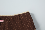 reversible garter belt star rabbit brown