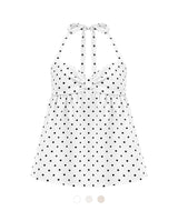 Orvia Dot Flare Blouse