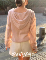 モヘアフードニット(3color)