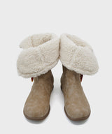 Mist 0035. Toggle Button Fur Boots - 2colors