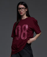 [NF] LIZARD BORN OVER TEE (BURGANDY)_F24QB290