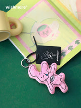 Plush Rabbit Doll Car Keychain School Bag Pendant