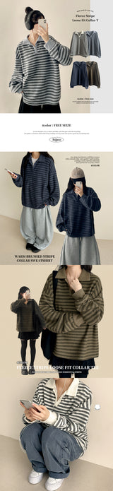 Momo Dangala Loose Fit Collar Sweatshirt
