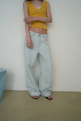 Ice wide denim