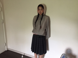 YWD PLAID PLEATS SKIRT (3color)
