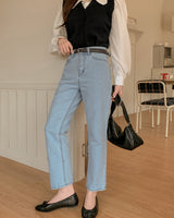 Ian straight-fit denim pants