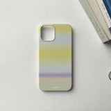 [purply yellow gradation hard case]
