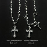 [Celeb pick] Cross Cupid Necklace [Cross ver.2]