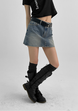 [B-DENIM] ビンテージミニスカート 038
