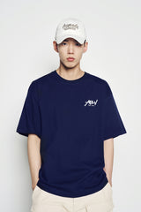 25SS ADLV エイリアン半袖Tシャツ ダークネイビー
