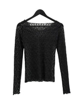 Brin See-through Lace Top