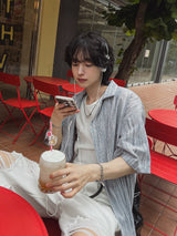 オンスリネンSTハーフシャツ