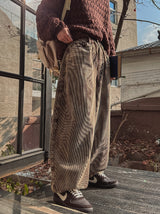 Dusty Corduroy Washed Balloon Pants