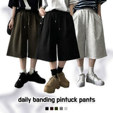 Poy Pintuck Banding Bermuda Shorts[Basic & long choice] 