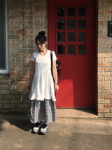 Roen Modal Side Shirring Tee (6c)