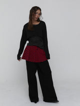 Pigment Cotton Pants_Black