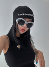 レタリングユニセックスビーニー