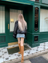 Uress Vintage Fur Jacket (Black)
