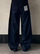 Quia Non-fade Dart Balloon Denim Pants