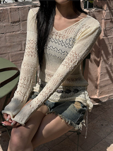 [S/S] Punching knit one piece
