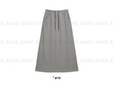 BELT-LOOP MAXI SKIRT