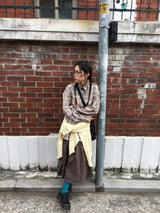 Antique Fold Skirt (3color)