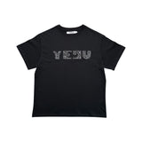 レオパードアップリケTシャツ (ブラック)