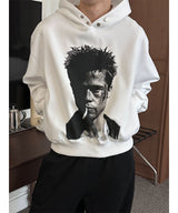 [Unisex] Crop printing hood t-shirts(3color)
