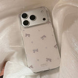 グリッター ダイヤモンド リボン iPhone ケース
