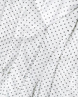 Dot scarf blouse_ivory