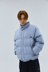 REVERSIBLE DOWN PADDING JUMPER GRAY/PURPLE