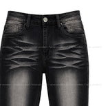 Cya Cat Washed Bootcut Denim Pants
