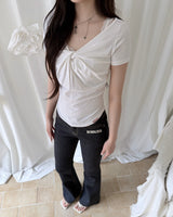 Luna Summer Twisted Shirring Top