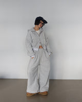 Pleasantly Thick fleece jogger & wide pants