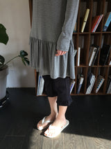 Scandi striped dress (3color)