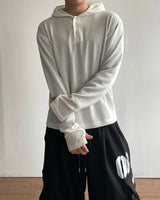 Polz Rib Henley Hoodie