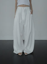 Curble Round Pocket Pintuck Pants