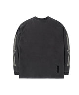 LB ライフボーンズウォッシュ加工ロングスリーブ (チャコール)