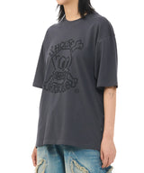 GARAGE SKULL TEE - CHARCOAL