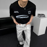 D772438322961 レタリングショートスリーブTシャツ (3 colors)