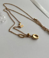 coii Round Coin Ball Layered Ruffle Bold Long Short Necklace