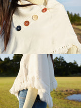 MULTIWAY KNIT PONCHO (IVORY)