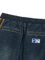 バスケットボールデニムハーフパンツ  (INDIGO)