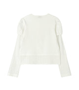  layered puff top_ivory